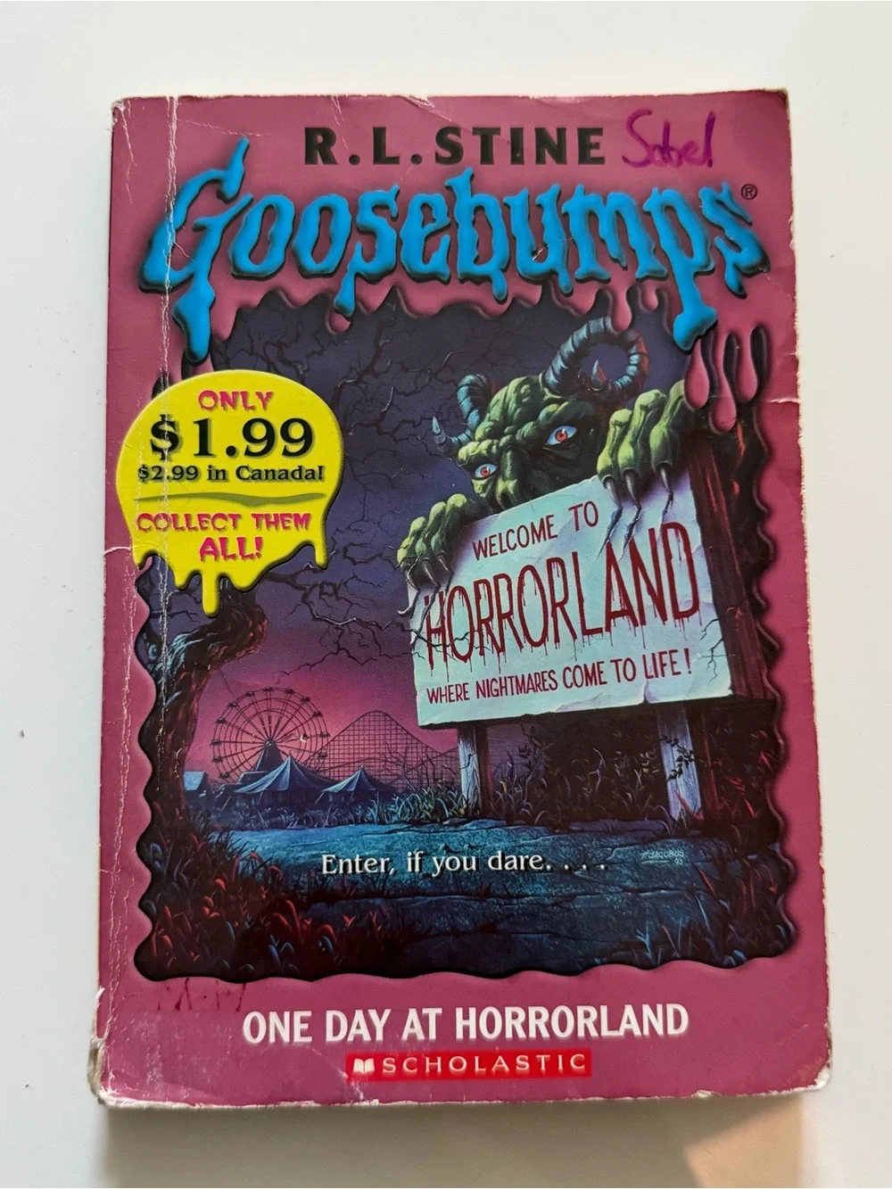 R.L. Stine Goosebumps Vintage Book Lot of 4 Scholastic Horror
